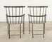 Set of Six Iron Windsor Chairs by Munder Skiles