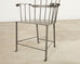 Set of Six Iron Windsor Chairs by Munder Skiles