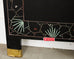 Chinese Export Six Panel Lacquered Coromandel Screen Courtyard
