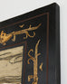 Chinese Export Six Panel Coromandel Screen Gilt Courtyard