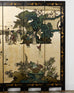 Chinese Export Six Panel Coromandel Screen Gilt Courtyard