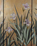 Chinese Export Coromandel Screen After Ogata Korin Irises