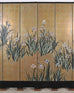 Chinese Export Coromandel Screen After Ogata Korin Irises