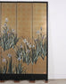 Chinese Export Coromandel Screen After Ogata Korin Irises