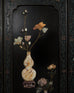Chinese Six-Panel Carved Hardstone Lacquered Coromandel Screen