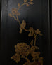 Chinese Six-Panel Carved Hardstone Lacquered Coromandel Screen