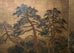 Japanese Showa Six Panel Screen Mountain Landscape