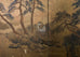 Japanese Showa Six Panel Screen Mountain Landscape