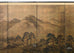 Japanese Showa Six Panel Screen Mountain Landscape