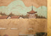 19th Century Japanese Edo Six Panel Screen Scenes of Kyoto