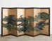 Japanese Edo Screen Kano School Isle of Immortals