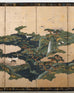 Japanese Edo Screen Kano School Isle of Immortals