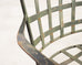 Set of Six Mario Papperzini Lattice Garden Dining Armchairs