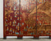 Gracie Style Six Panel Chinoiserie Lacquered Wallpaper Screen