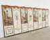 19th Century French Grand Tour Style Eight Panel Painted Screen