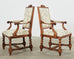 Set of Eight Ralph Lauren Barley Twist Dining Chairs