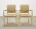 Set of Eight French Louis XVI Style Painted Dining Chairs