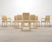 Set of Eight French Louis XVI Style Painted Dining Chairs