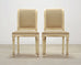 Set of Eight French Louis XVI Style Painted Dining Chairs