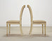 Set of Eight French Louis XVI Style Painted Dining Chairs