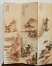 Chinese Eight Panel Folding Table Screen Landscapes Poems