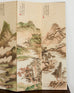 Chinese Eight Panel Folding Table Screen Landscapes Poems