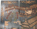 Chinese Export Eight Panel Coromandel Screen Han Palace