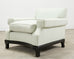 Pair of A. Rudin 619 Modern Ebonized Ming Style Lounge Chairs