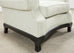 Pair of A. Rudin 619 Modern Ebonized Ming Style Lounge Chairs