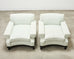 Pair of A. Rudin 619 Modern Ebonized Ming Style Lounge Chairs