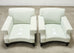 Pair of A. Rudin 619 Modern Ebonized Ming Style Lounge Chairs