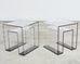 Pair of Alexandra Von Furtsenberg Brilliant Acrylic Drink Tables