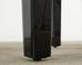 Alexandra Von Furstenberg Black Acrylic Nesting Drink Tables with Vanity Tray