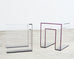 Pair of Alexandra Von Furtsenberg Brilliant Acrylic Drink Tables