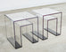 Pair of Alexandra Von Furtsenberg Brilliant Acrylic Drink Tables