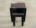 Alexandra Von Furstenberg Black Acrylic Nesting Drink Tables with Vanity Tray