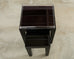 Alexandra Von Furstenberg Black Acrylic Nesting Drink Tables with Vanity Tray