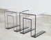 Pair of Alexandra Von Furtsenberg Brilliant Acrylic Drink Tables