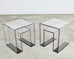 Pair of Alexandra Von Furtsenberg Brilliant Acrylic Drink Tables