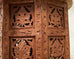 Moorish Style Carved Teak Inlaid Round Tabouret Drink Table