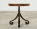 Arteriors Regency Style Round Veneered Center Table