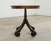 Arteriors Regency Style Round Veneered Center Table