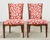 Set of Six Barbara Barry Baker Mahogany Dining Chairs