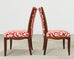 Set of Six Barbara Barry Baker Mahogany Dining Chairs