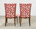 Set of Six Barbara Barry Baker Mahogany Dining Chairs