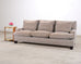 Barbara Barry for Baker Loose Back Sofa in Taupe Upholstery
