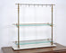 French Bronze Marble Patisserie Pastry Shelf Display Stand