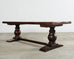 Country French Provincial Oak Farmhouse Baluster Leg Dining Table