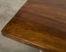 Country Italian Provincial Walnut Farmhouse Trestle Dining Table