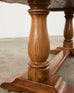 Country French Farmhouse Oak Trestle Dining Table